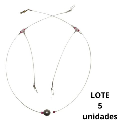 Linea De Fondo Todo Acero Con 2 Bajadas X 5 Unidades