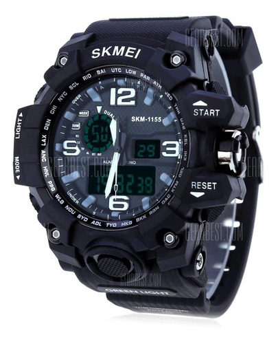 Relógio Skmei Original Modelo 1155 Prova D'água - Black