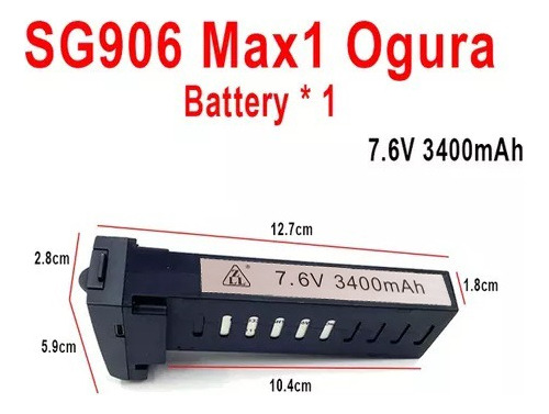 Bateria Drone Sg906 Pro2 / Pro3 Max (7.6v 3400mah)
