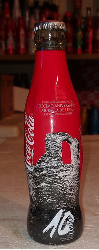 Botella Coca Cola Conmemorativa Muralla De Lugo Galicia 