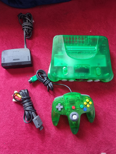 Nintendo 64 Jungle Green Verde Traslúcido 