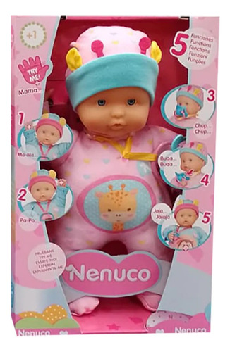 Nenuco Rosa 5 Funciones Jirafa
