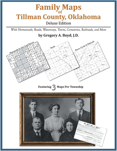 Libro: En Ingles Family Maps Of Tillman County Oklahoma