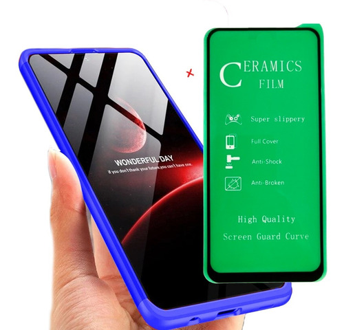 Funda Forro Estuche 360 º De Lujo + Vidrio 5d Samsung A71
