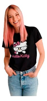 Polera De Mujer Hello Kitty + Llavero De Regalo