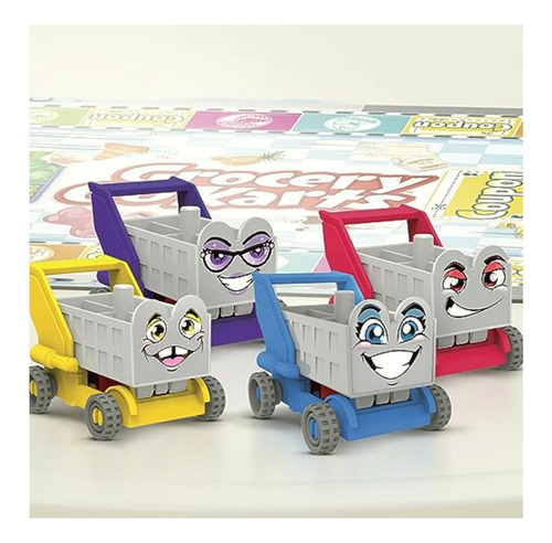 Hasbro Gaming Grocery Go Karts Juego De Mesa Para