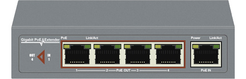 Ultrapoe Repetidor Extensor Gigabit Puerto Mbps Amplificador