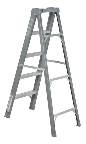Escala Profesional Tijera Fibra Vidrio 5 Escalones Gladiator