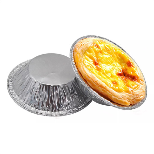 Molde De Aluminio Desechable P/pasteles, Muffin Frescos, 100