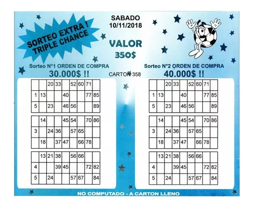 Boletos de Bingo Especiales