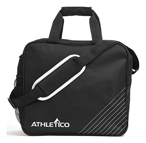 (negra) - Bolsa De Bolos Athletico Essential, Bolsa De Bolos De Una Sola Bola Con Soporte Acolchado Para Bolas De Boliche