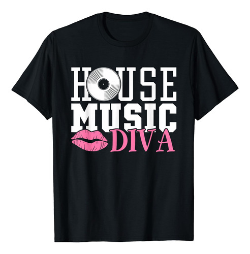 Polera Para Mujer House Music Diva - Dj Edm Rave Music Fes