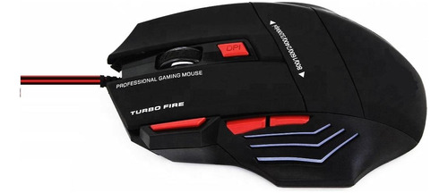 Mouse Gamer Ergonómico 3200dpi Retroiluminado Reptilex Rx000