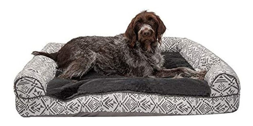 Furhaven Pet - Cama Tipo Almohada Para Perros Estilo Sofa Y