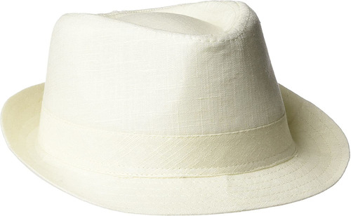 Henschel Men's Linen/cotton Blend Solid Fedora