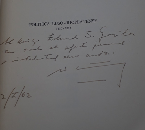 Política Luso Rioplatense 1810-1812 R Etchepareborda (Usado)