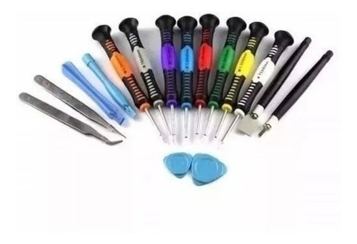 Imagem 3 de 4 de Kit De Chaves 16-1 Ferramentas De Reparo Celular E Tablet