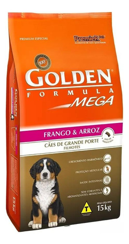 Ração Golden Mega Filhotes Raças Grandes 12kg