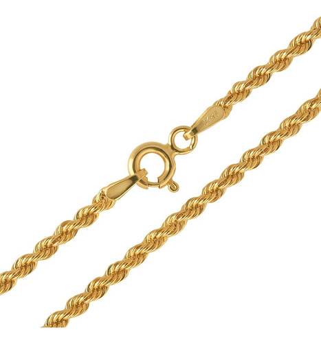 Pulsera Oro Torzal Esclava Oro Torsal 10k Kilates 2.9mm 21cm Amarillo 21.5 Cm