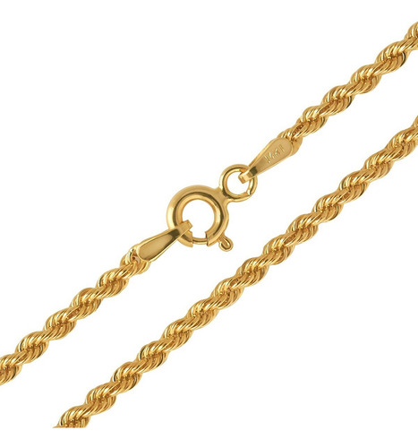 Pulsera Oro Pulso Esclava Oro 14k Kilates Torzal 2.2mm 18cm