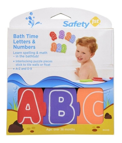 Letras De Esponja Para Baño Safety Bebe Bañito Febo 