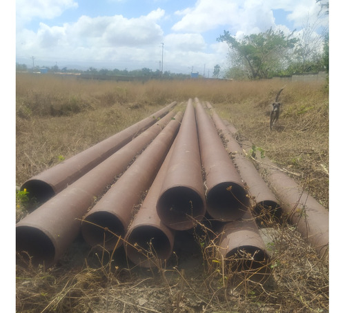 Tubos De Acero Al Carbono 6 Pulgadas  Con Costura 12,80 M