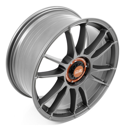 Rodas 19 Oz Ultraleggera 5x112 Golf Gti Fusca Passat A3 A4 Cor Cinza-escuro