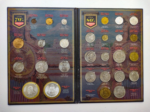 Coleccionador Con Monedas De Los 70 & 80s 2 De Plata