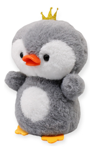 Peluche Pingüino Kinguin Gris Ch Ranizzima
