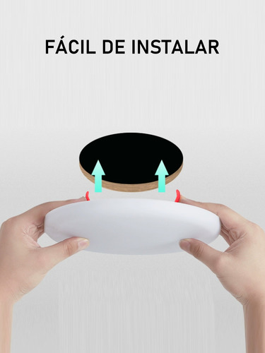 10w Lámpara Plafón Led De Techo Moderna Luz Blanco 20pcs Blanco