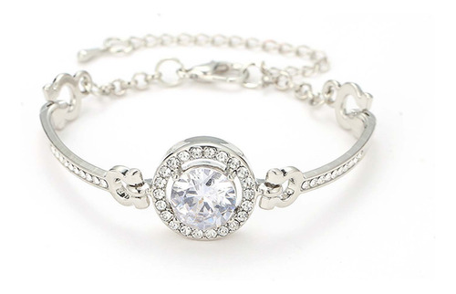 Pulsera De Diamantes De Imitación De Cristal Estilo J Roman