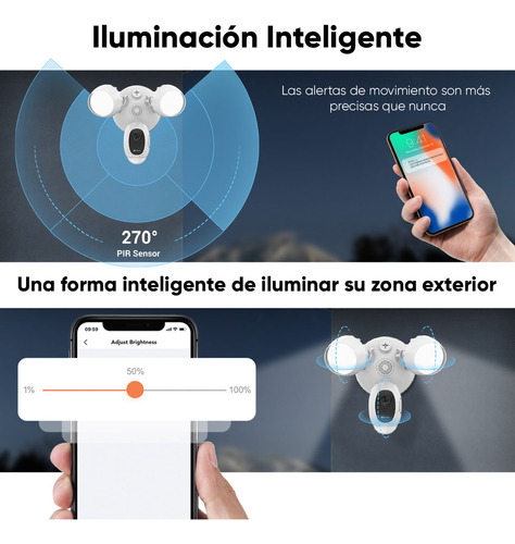 Ezviz Cámara De Seguridad CS-LC1C IP 2MP Wifi Con Luz Ultrabrillante Y Audio De Dos Vías Sirena Integrada Con Ranura para Memoria MicroSD Más Sensor PIR