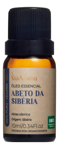 Óleo Essencial Abeto Da Sibéria Via Aroma - Pinho Siberiano