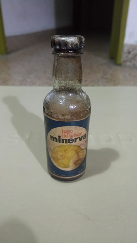 Mini Botella Botellita Jugo De Limón Minerva