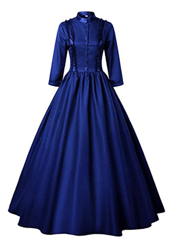 Vestido De Disfraz Medieval Y De Renacimiento Para Mujer