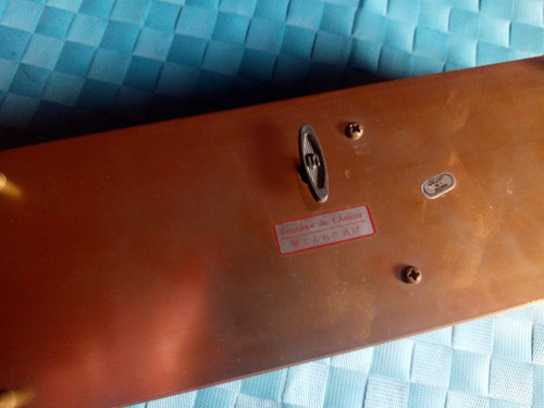 Cajita Musical Original Made In Japan. Dorado Princesa (Usado)