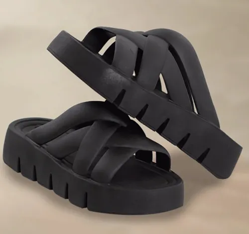Sandalias De Goma Mujer Verano Con Plataforma Alta Pelegrina