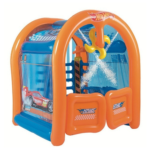 Bestway Hot Wheels Car Wash Center Inflable Original