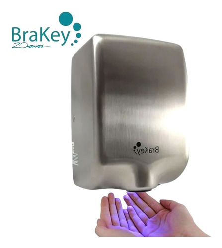 Secador De Mãos Com Sensor Para Alto Fluxo Banheiro 1250w 220v