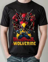 Comprar Polo Deadpool Y Wolverine Pelicula Wolverine Deadpool Marvel