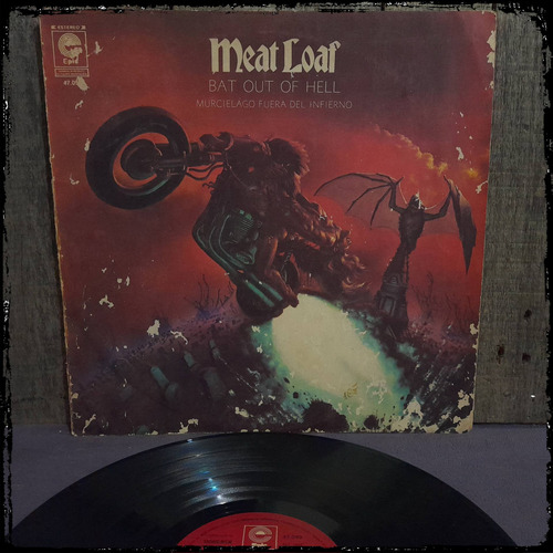 Meat Loaf - Bat Out Of Hell - Ed Arg 1977 Vinilo Lp