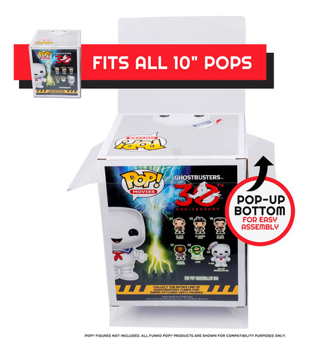 Protector De Pop De 10 Pulgadas Para Figuras Funko Pop De