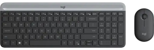 Kit Teclado Y Mouse Inalambrico Usb, Logitech Mk470