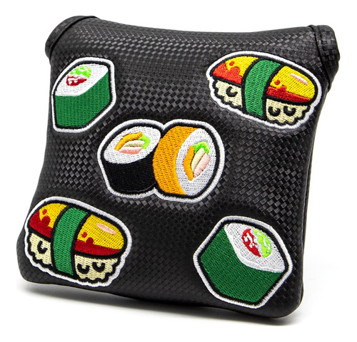 Cubierta Para Mazo Golf Estilo Sushi Japon Cuadrada Cabeza 