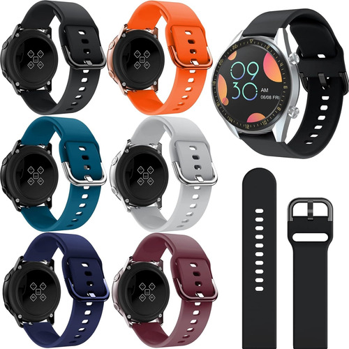 6 Reloj Correa Para Samsung Galaxy Watch 4 5 6 Interfaz 20mm