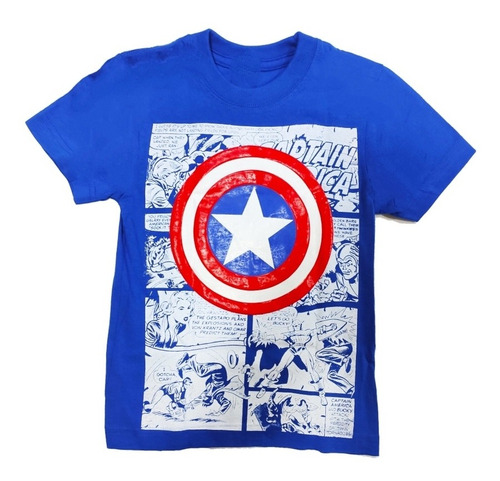 Camiseta Capitán América, Avengers , Súper Héroes Marvel.