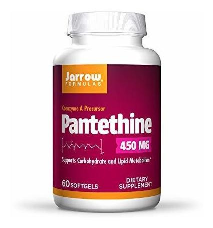 Jarrow Formulas Pantethine Apoya El Metabolismo Lipidico    