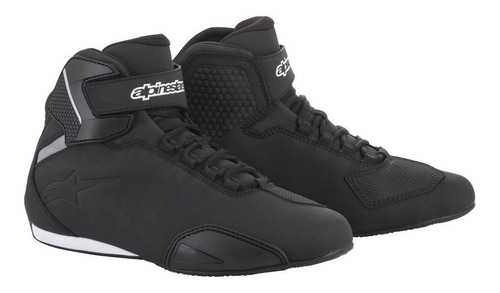 Zapatillas Moto Alpinestars Sektor Negro En Fas Motos