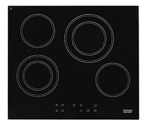 Tope De Cocina Eléctrico Vitroceramica Bottom Mount Negro