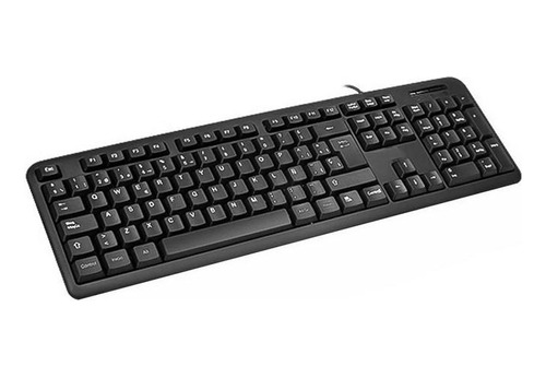 Teclado Elegante Multimedia Con Ñ Alfanumerico Alambrico/usb